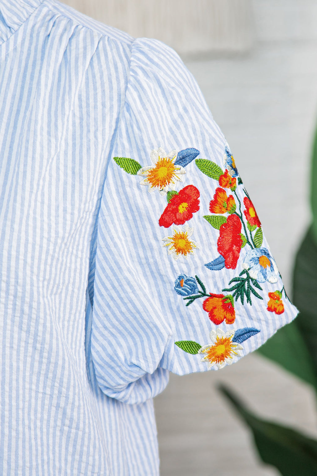 Ruthie Sleeve Ruffle Trim Shirt