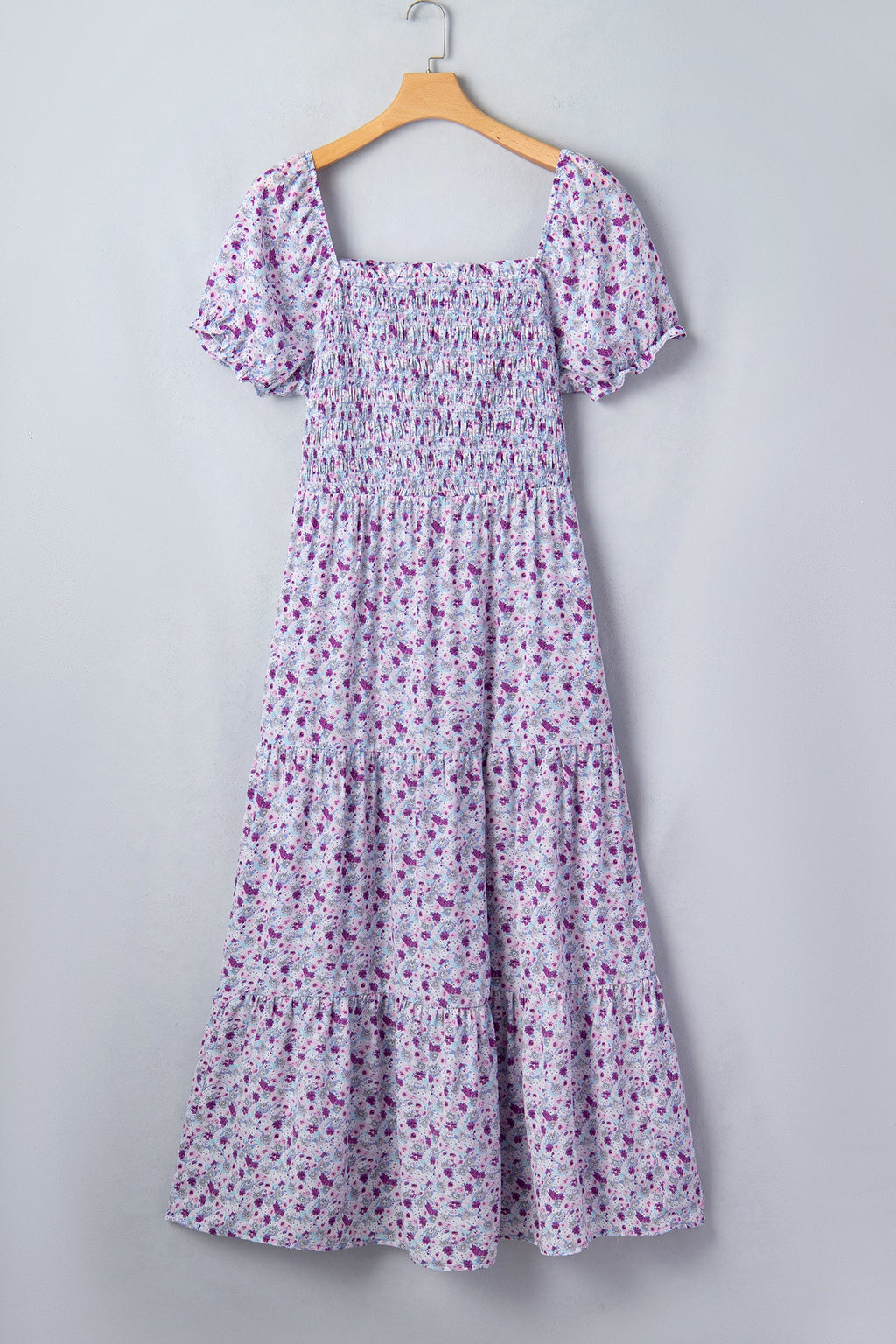 Kelsey Square Smocked Maxi PLUS Dress