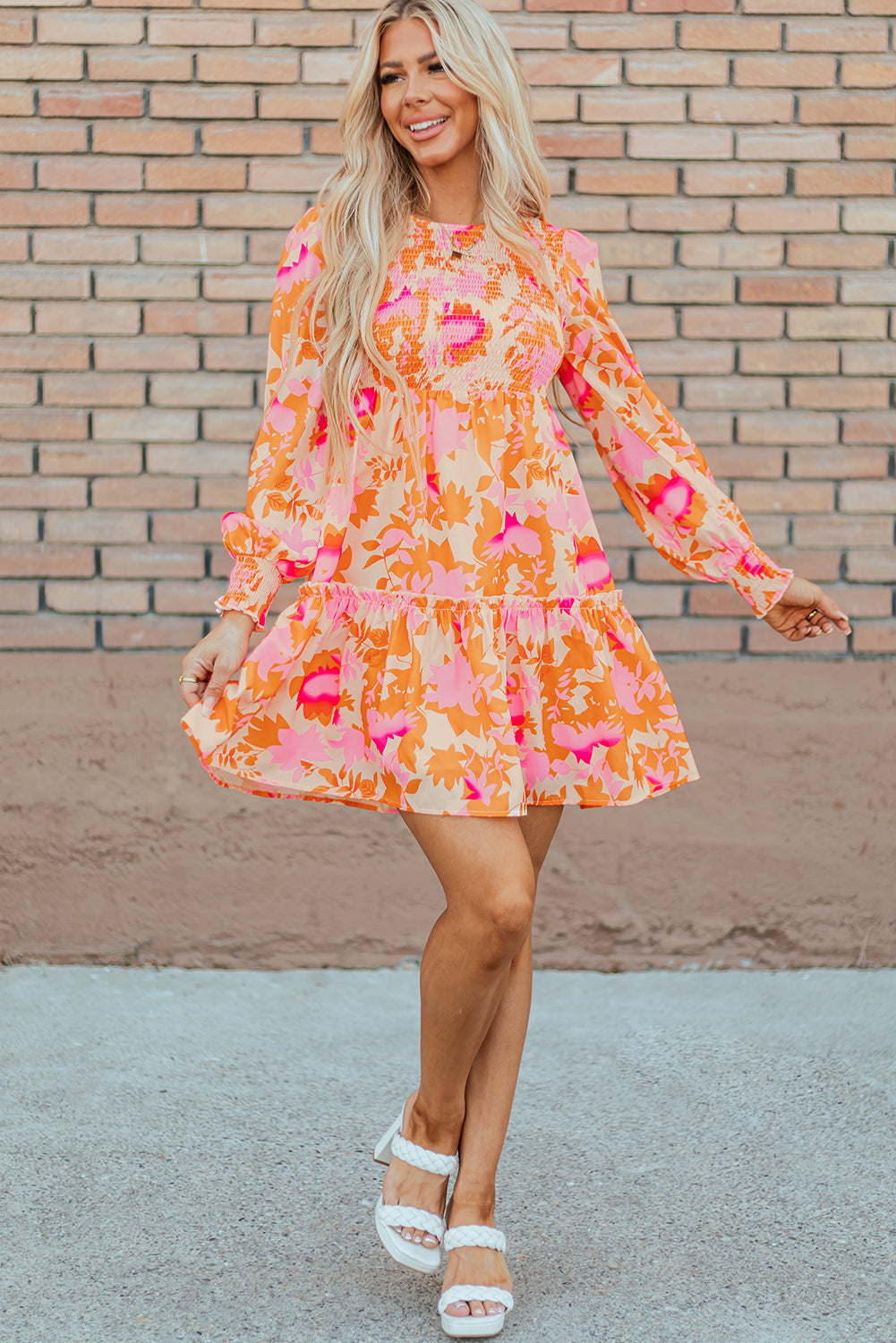 Emmaline Ruffle Mini Dress