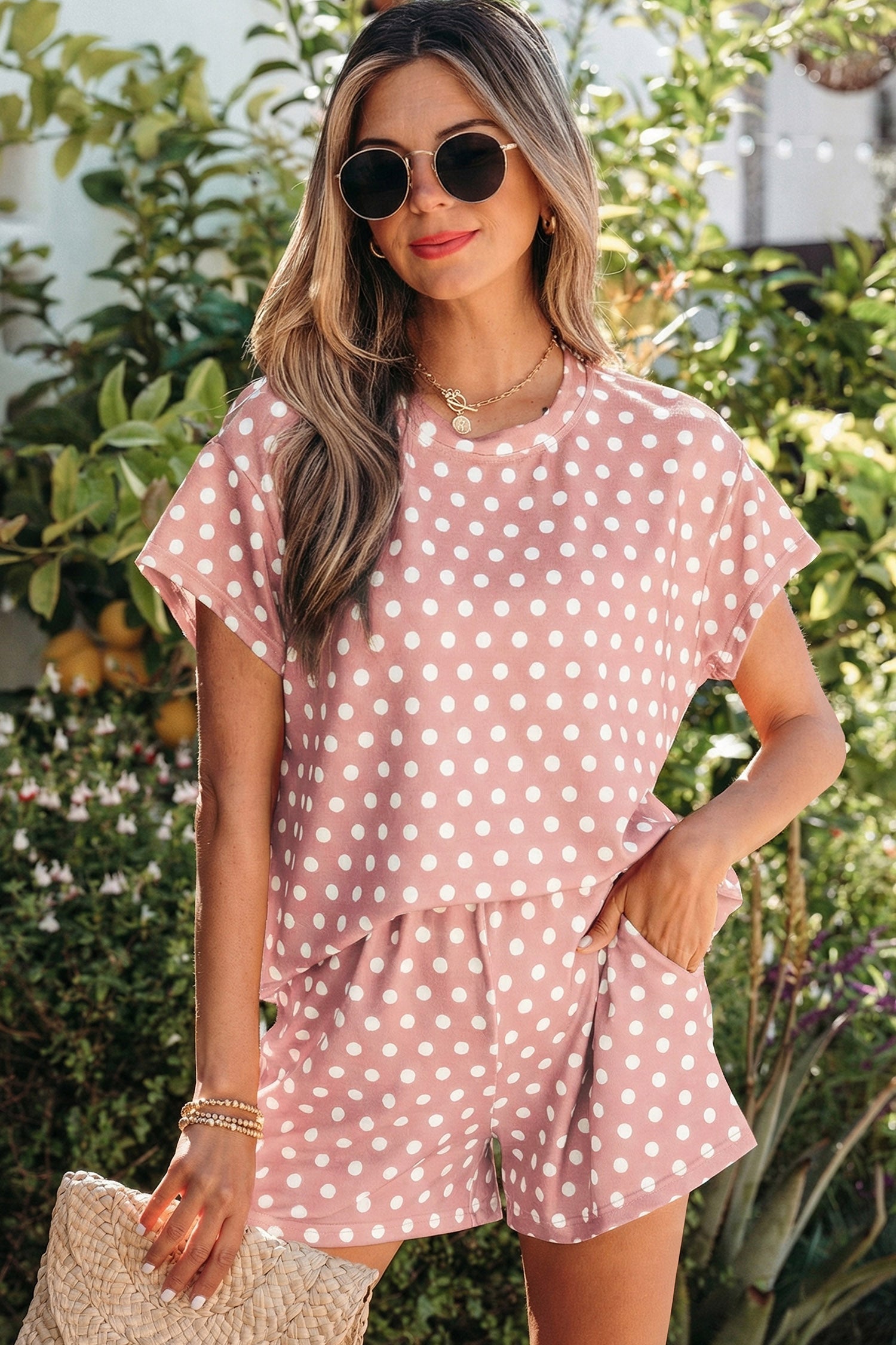Marigold Dot Short Set