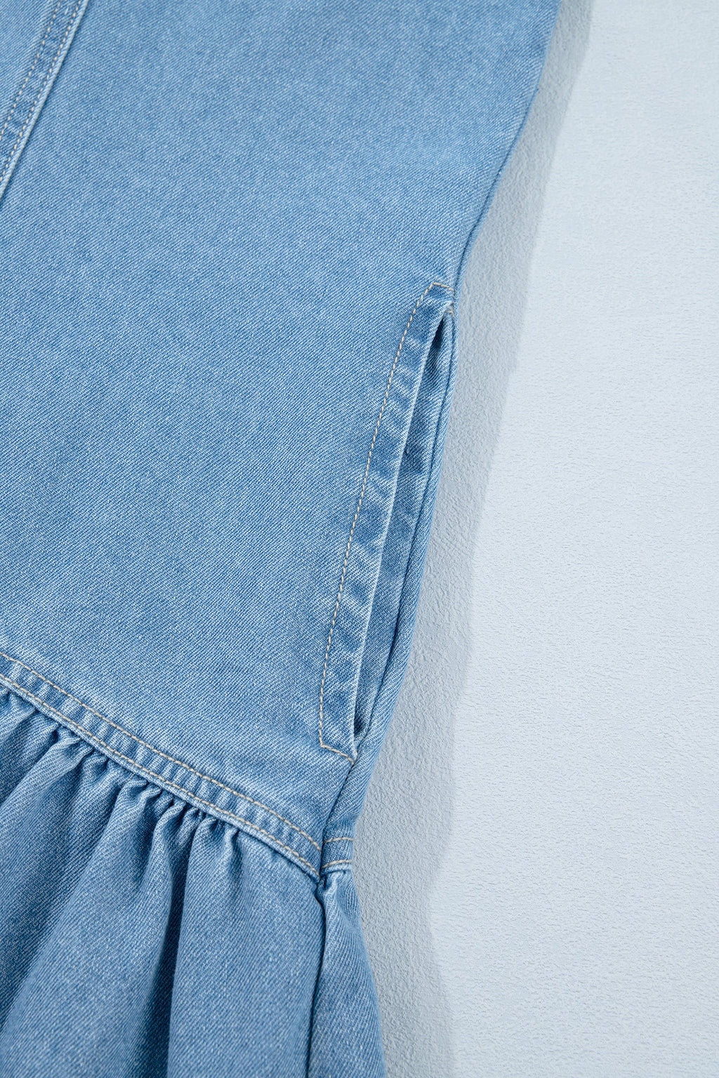 Joy Ruffle Hem Patchwork Dress