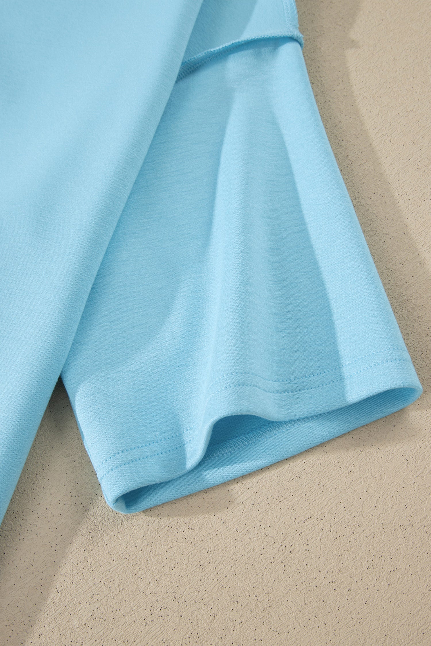 Sasha Seam Mock Oversize Tee Set