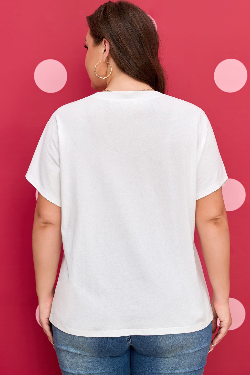 Aliya Patch Casual T PLUS Shirt