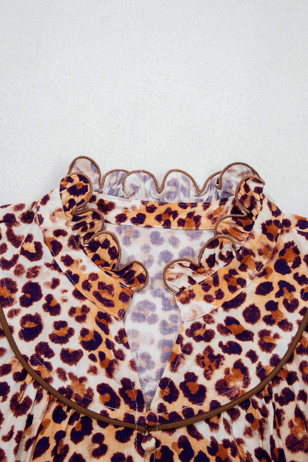 Angelina Frilled Stand PLUS Blouse
