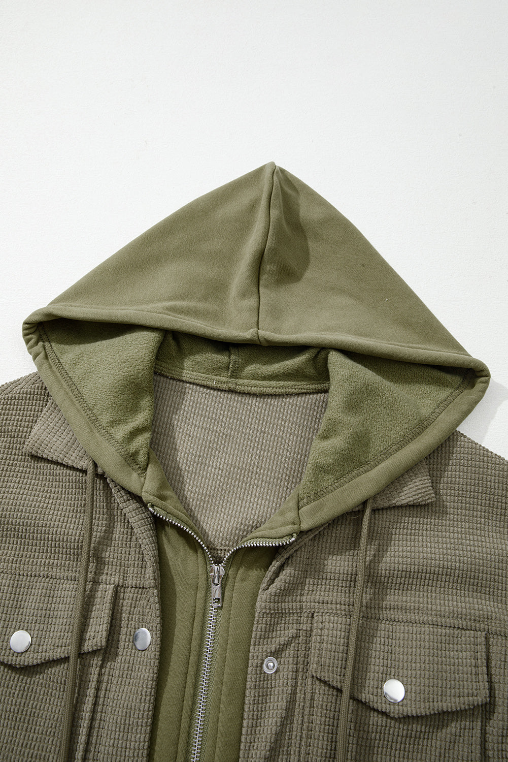 Undine Knit Textured Hooded Jacket