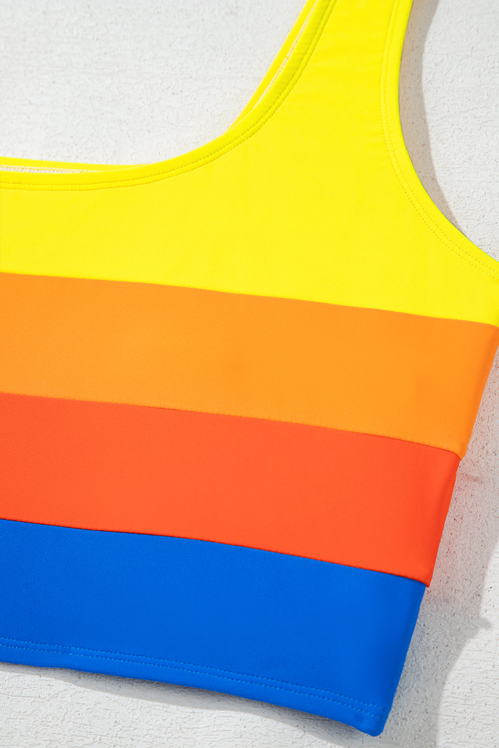 Dylan Colorblock Square Top
