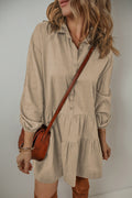 Scarlet Sleeve Tiered Pleated Shirt