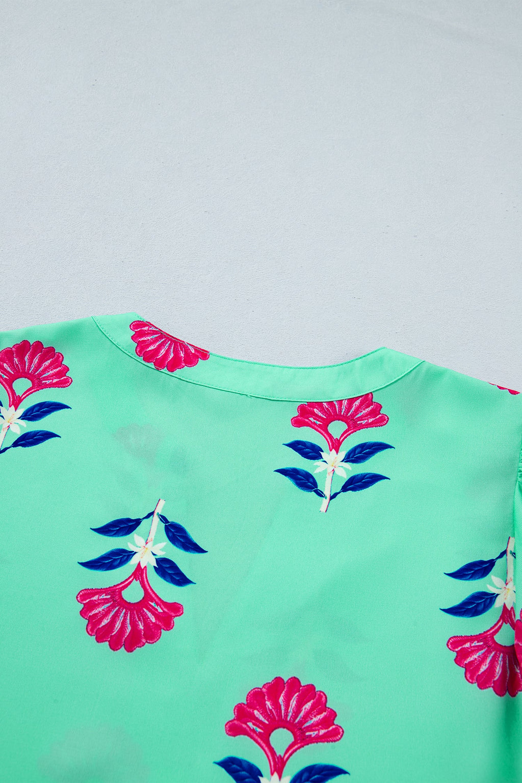 Gianna Floral Flutter Sleeve Blouse