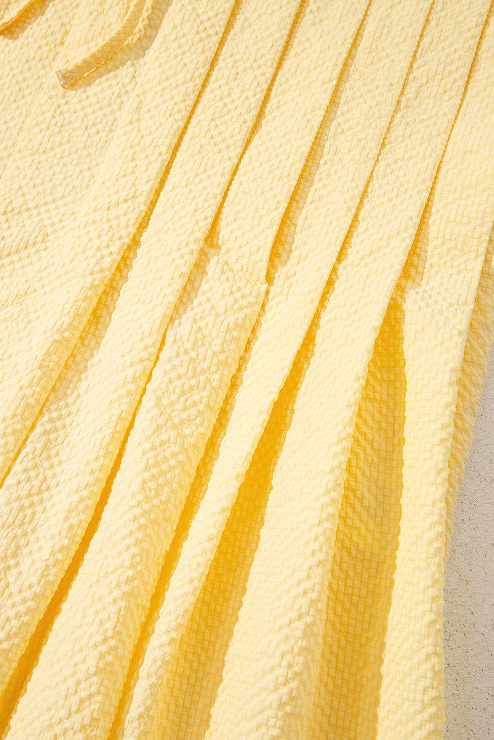 Kenzie Notched Pleated Tank Top