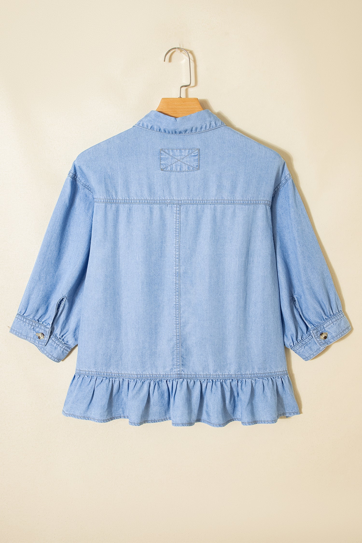 Daphne High Low Chambray Shirt