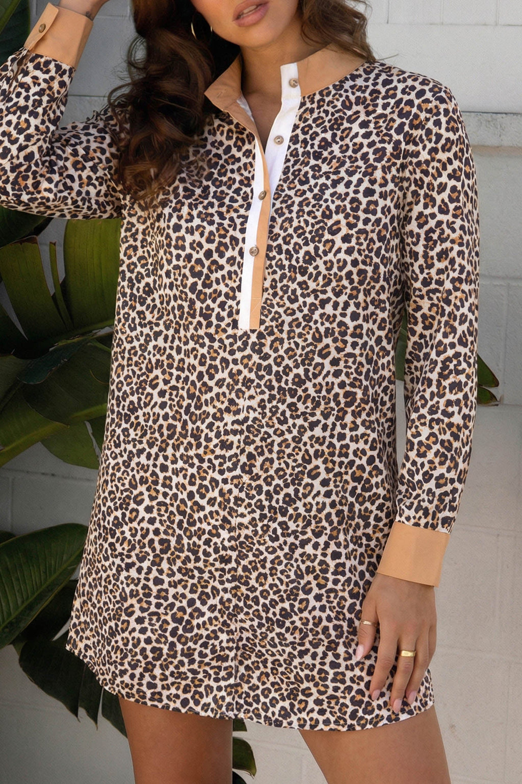 Gemma Long Sleeve Flared Dress