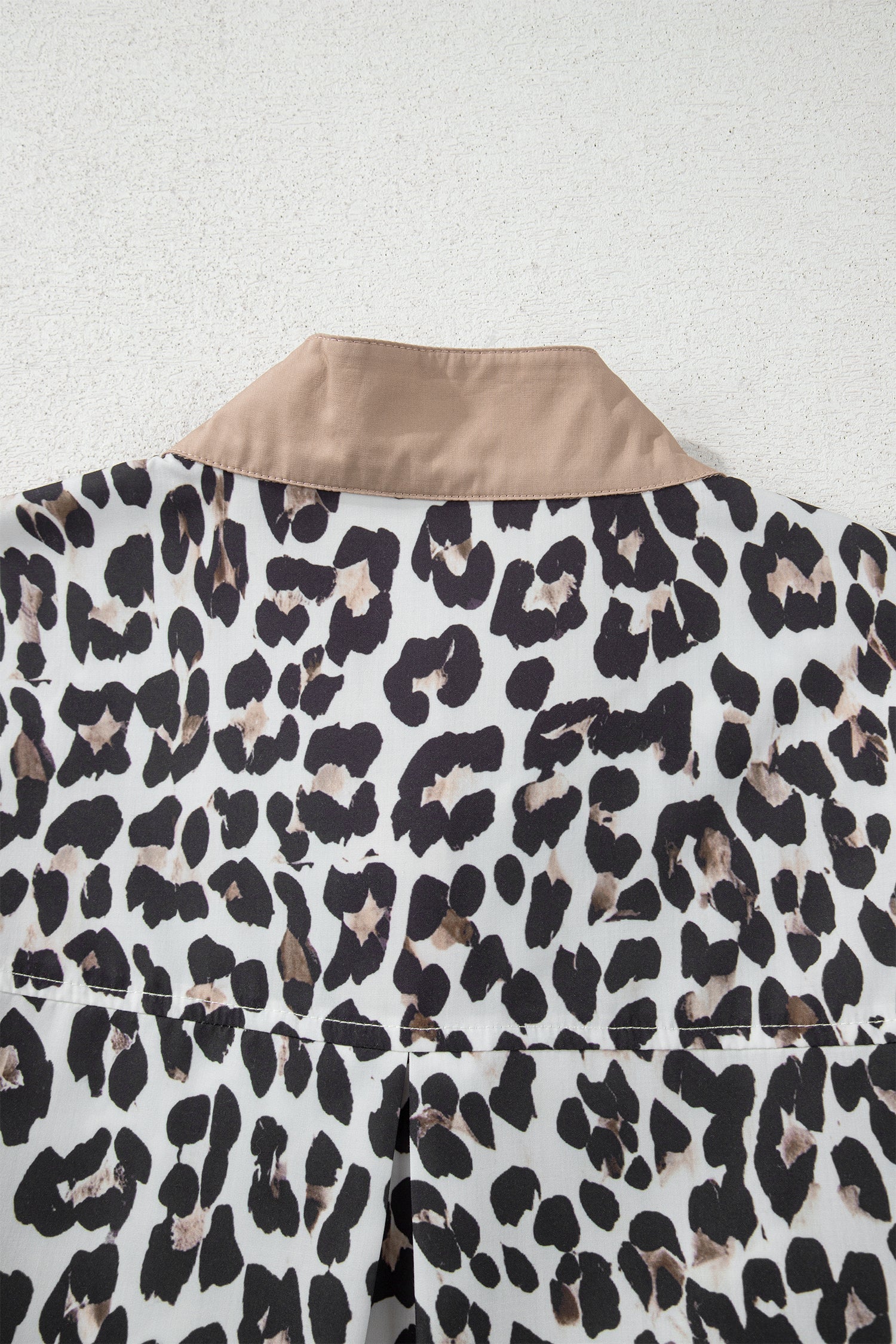 Kayleigh Print Contrast Trim Long Sleeve PLUS Top