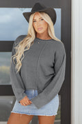 Tessa Patchwork Drop Shoulder Sweater