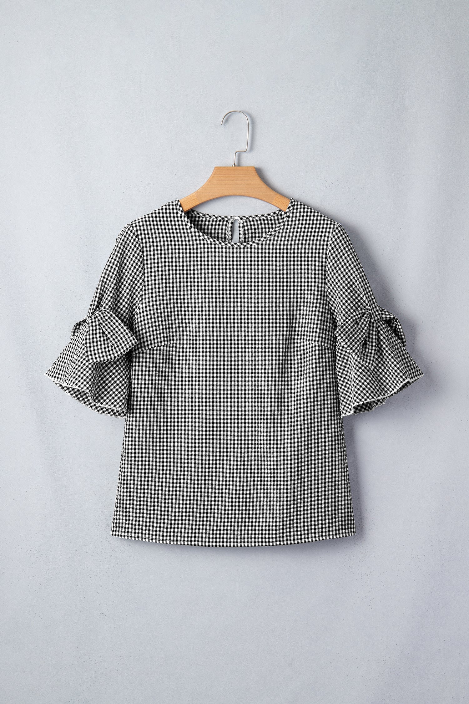 Carolina Ruffled Half Sleeve Blouse
