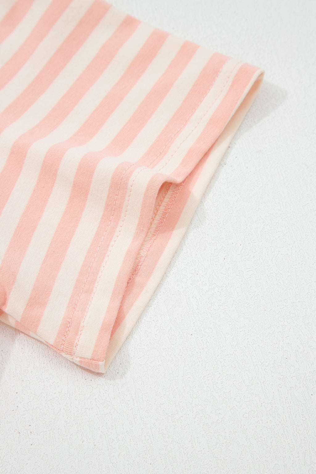 Adelina Stripe Contrast Loose Tee Set