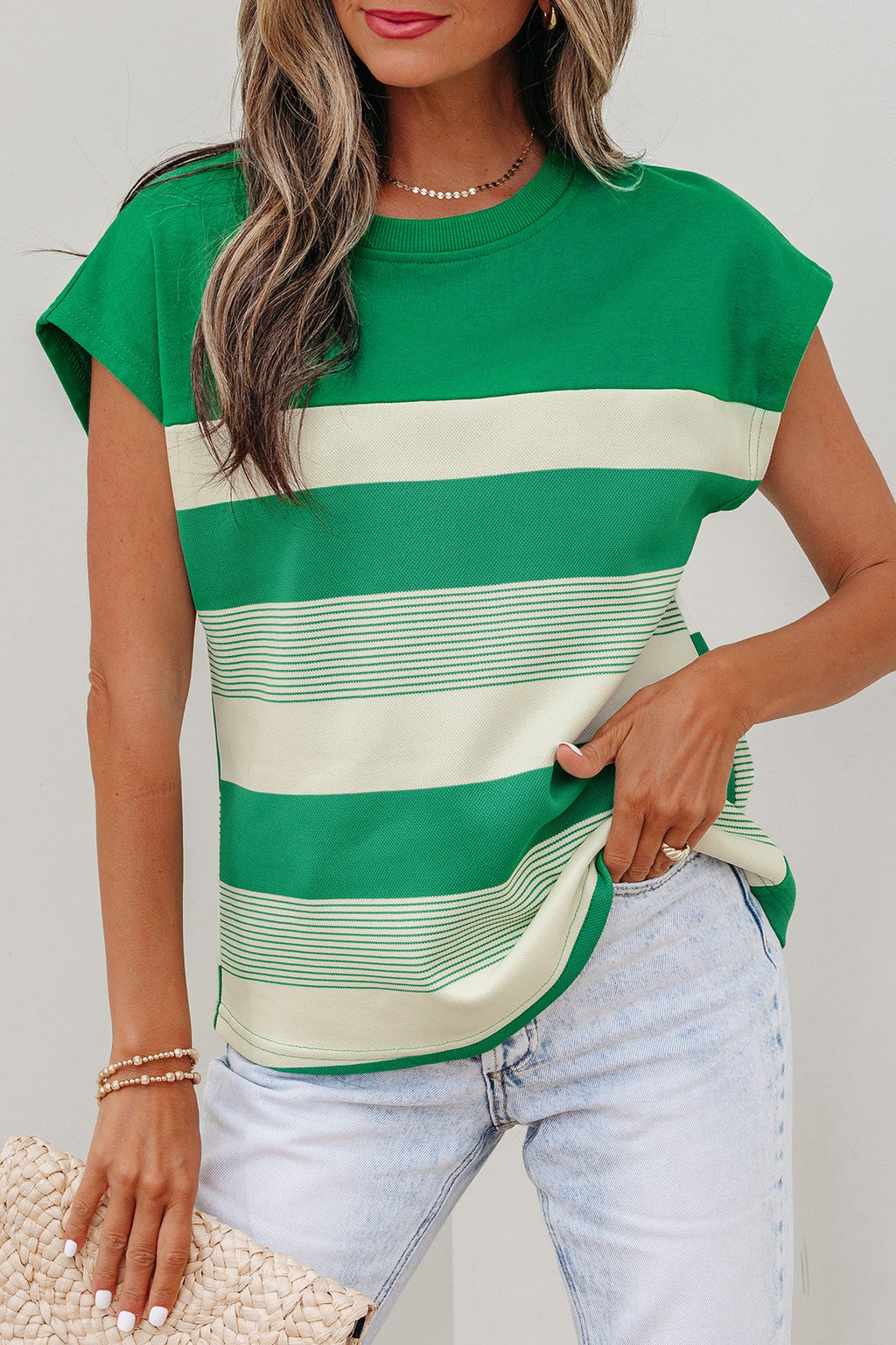 Galilea Cap Sleeve T Shirt