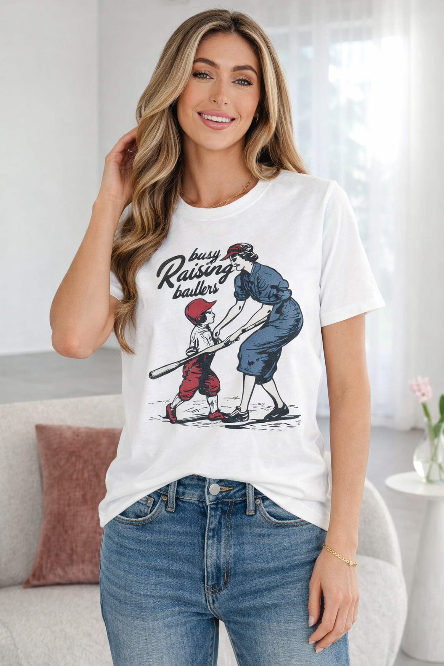 Tilly Ballers Cool Mom Tee
