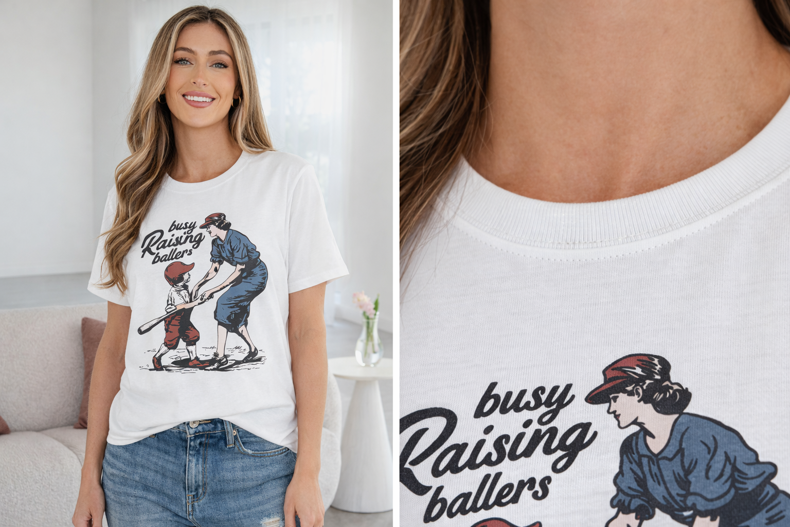 Tilly Ballers Cool Mom Tee