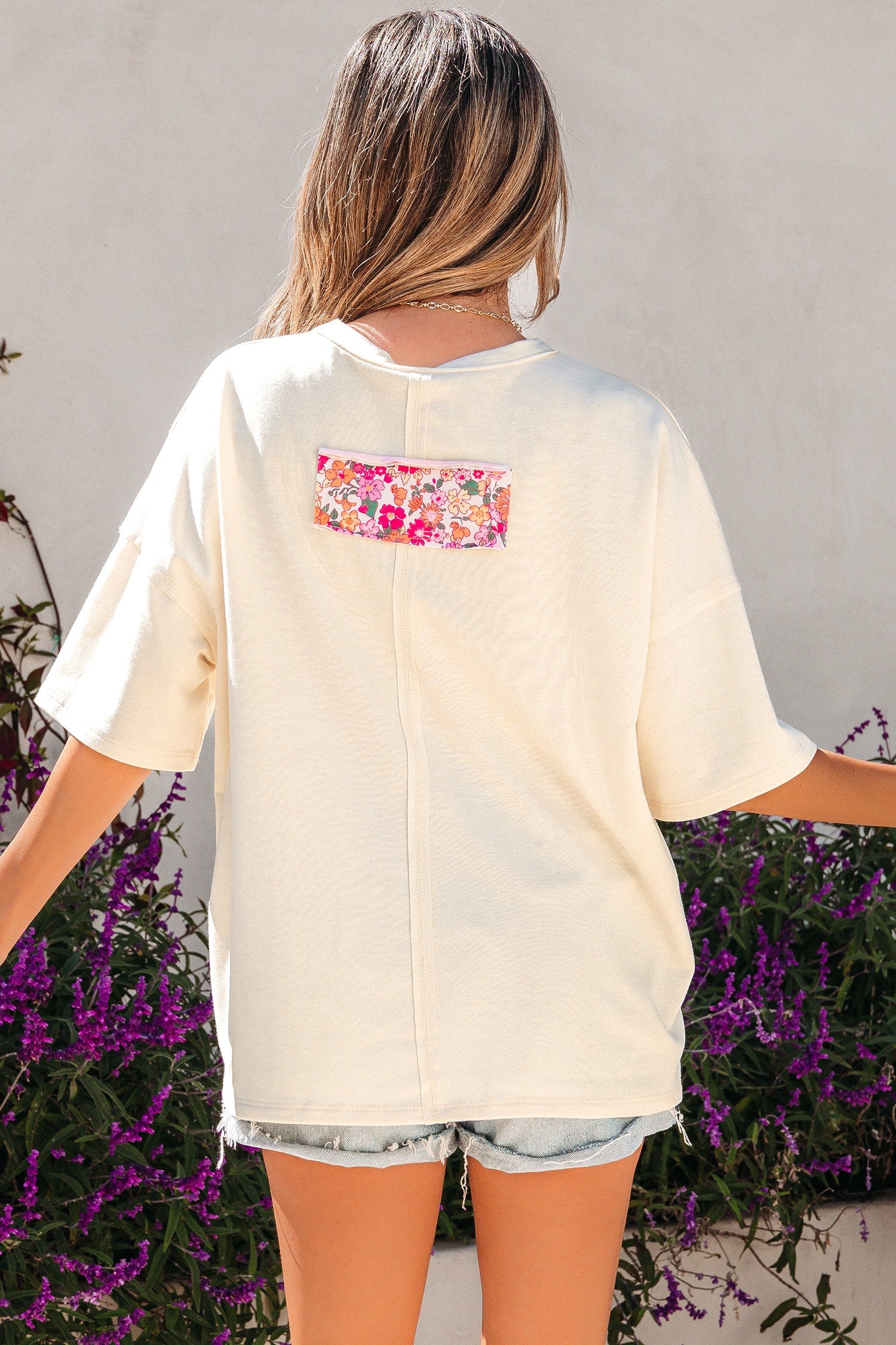 Poppy Big Flower Oversize Tee