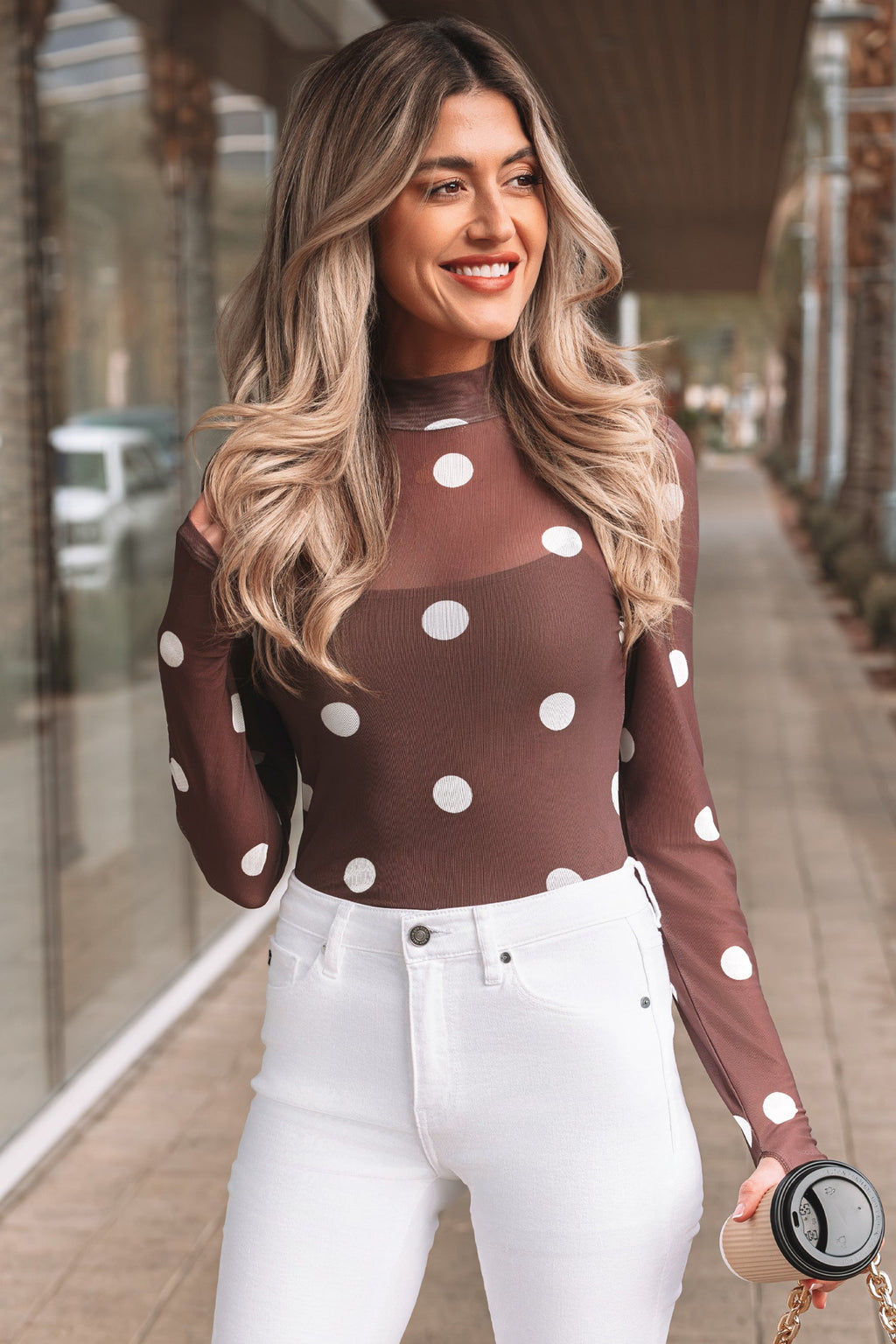 Eliana Mesh Long Sleeve Bodysuit