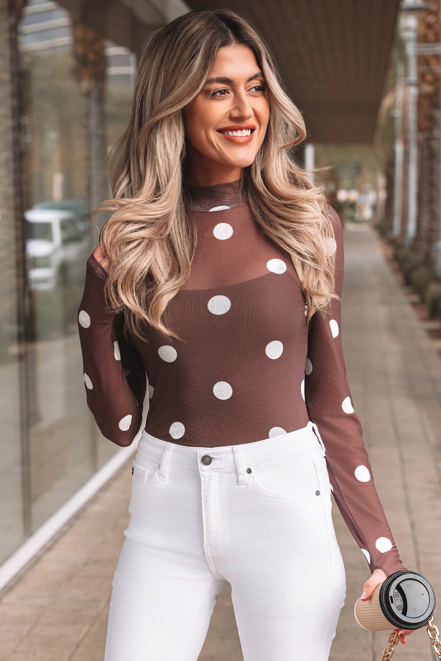 Eliana Mesh Long Sleeve Bodysuit