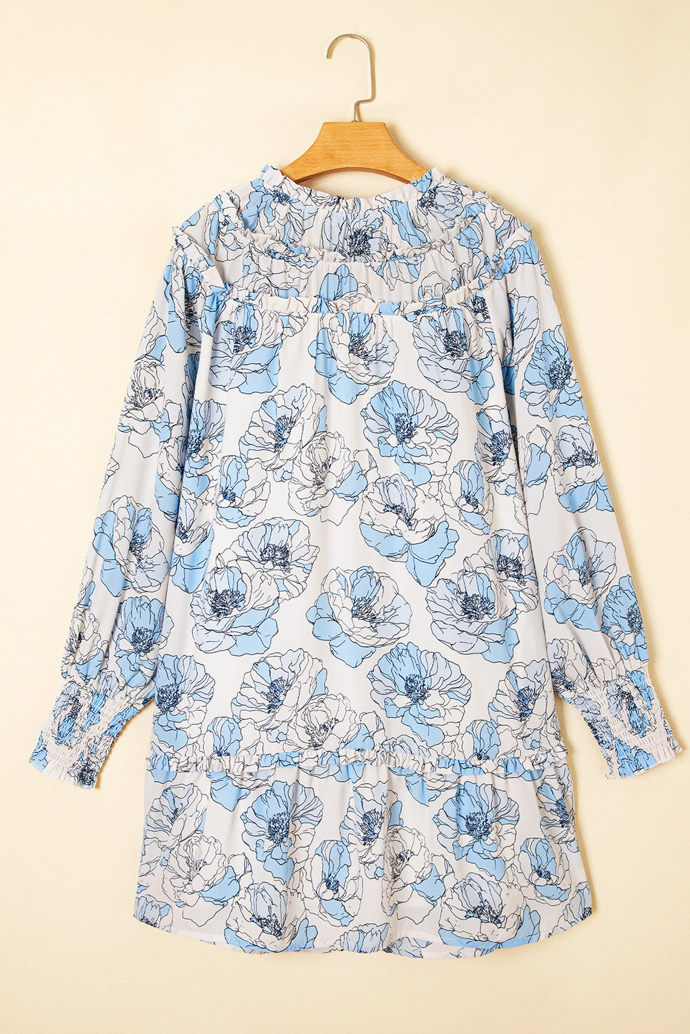 Juliana Sleeve Flowy Mini Dress