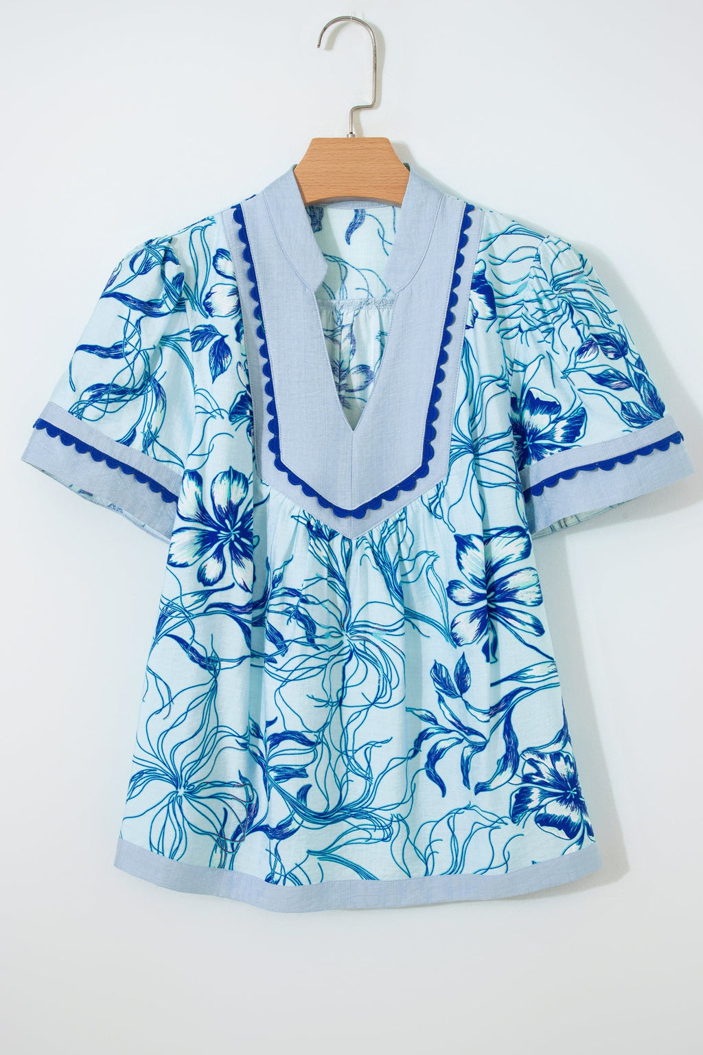 Elowen Short Sleeve Floral Blouse