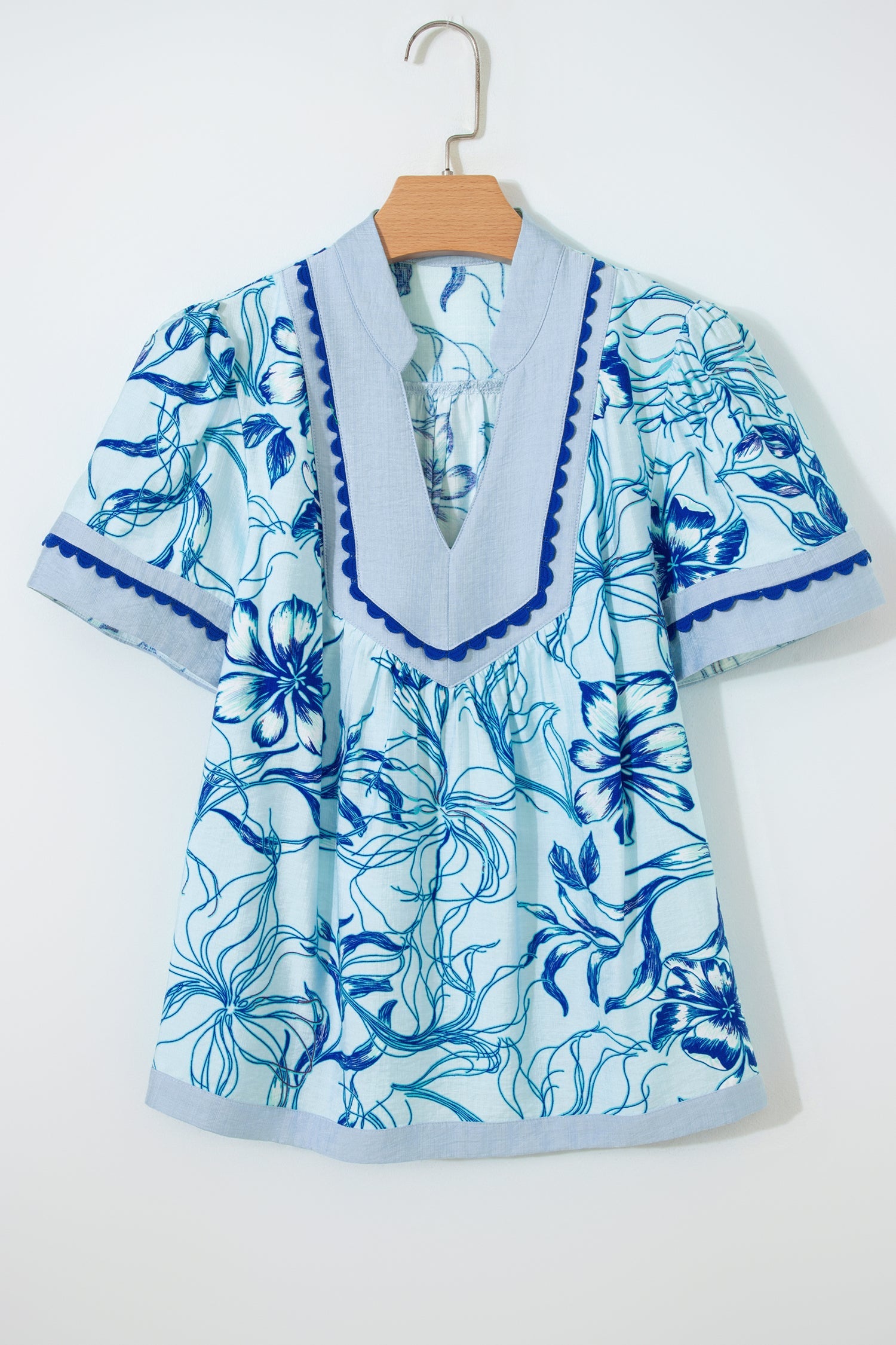 Elowen Short Sleeve Floral Blouse