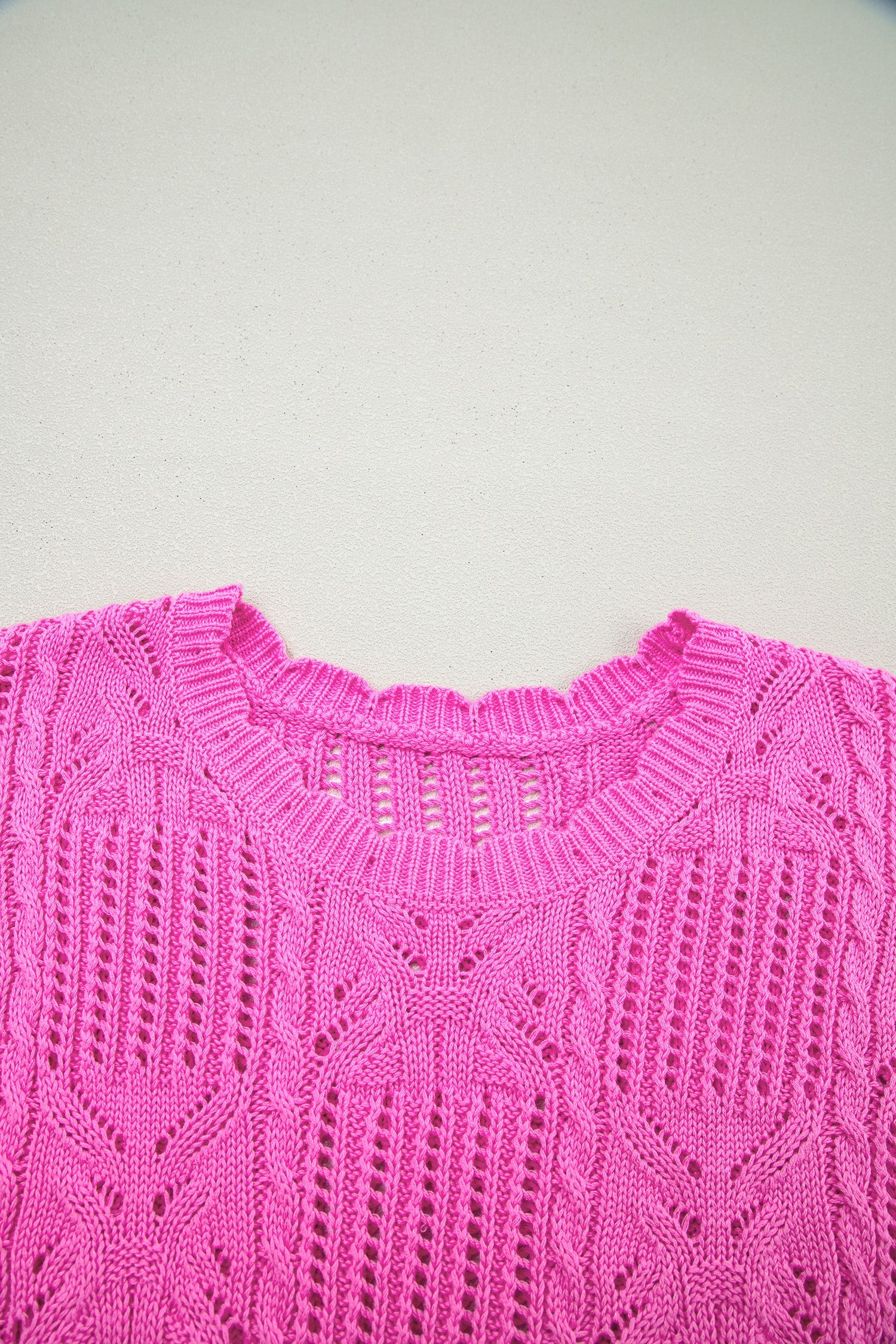 Ainara Trim Short Sleeve Sweater