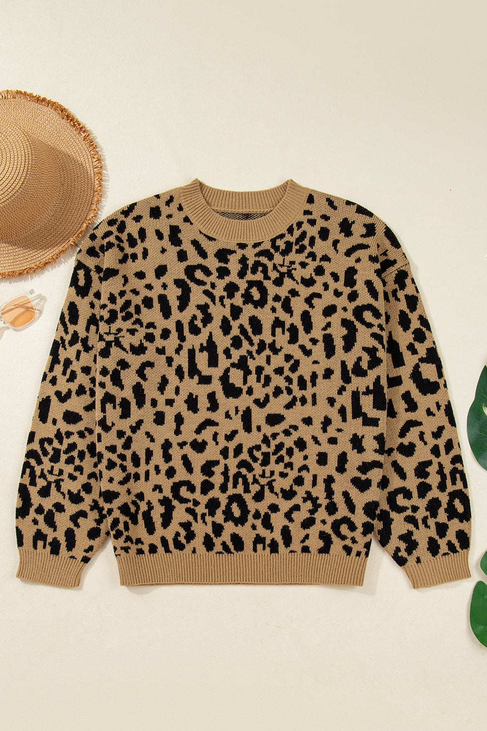 Elyse Trim Drop Shoulder Sweater