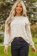 Aimee Detail Ribbed Trim Sweatshirt