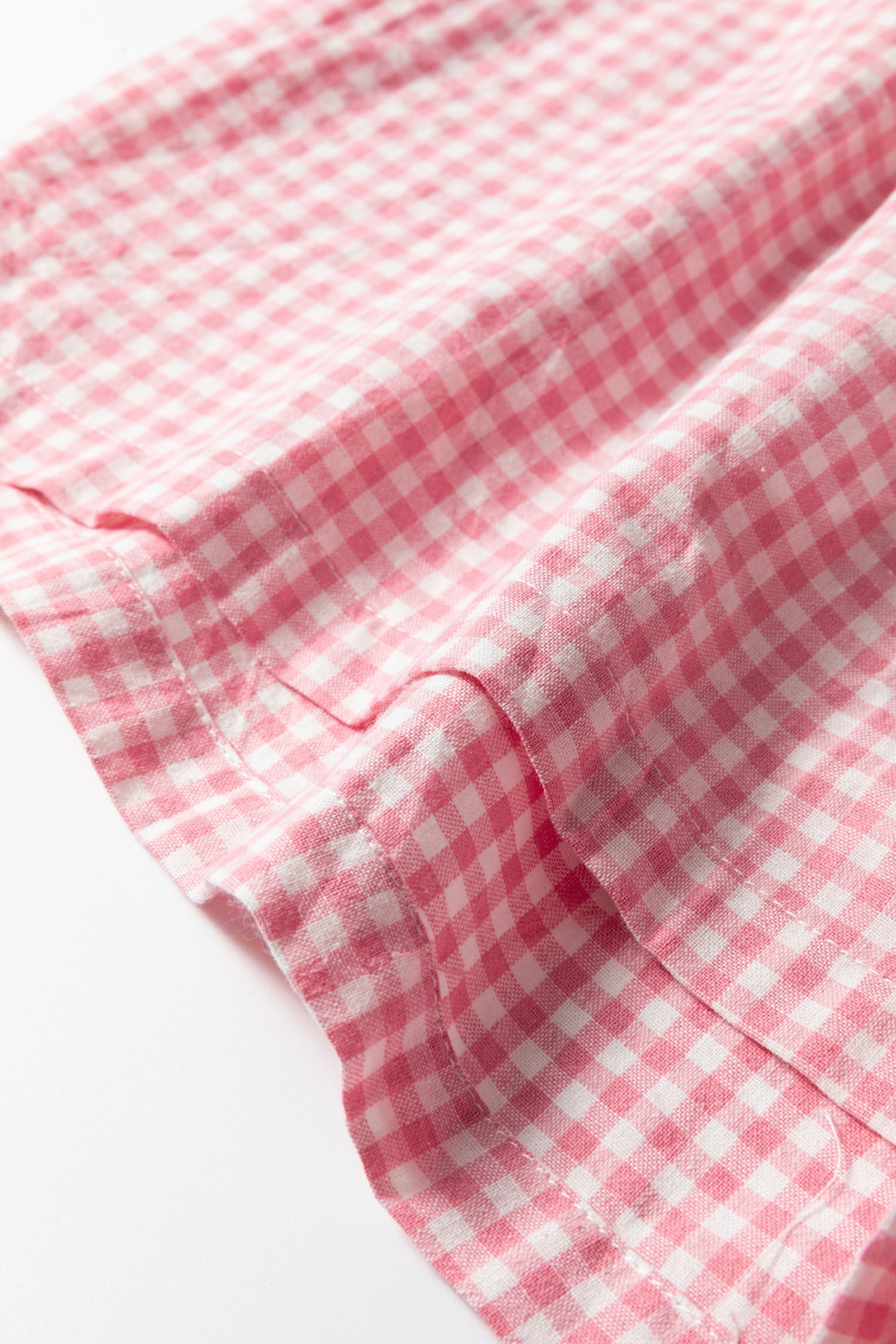 Daphne Trim Plaid Print PLUS Shorts
