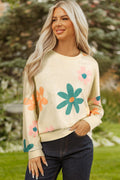 Abigail Terry Flower Print Sweatshirt