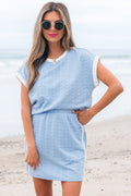 Scout Textured Crewneck Tee and Pocketed Skirt Set