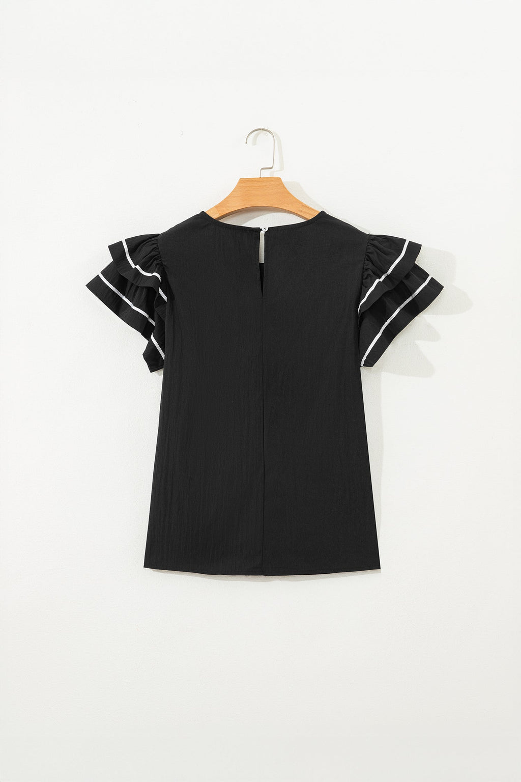 Amani Short Sleeve Textured Blouse