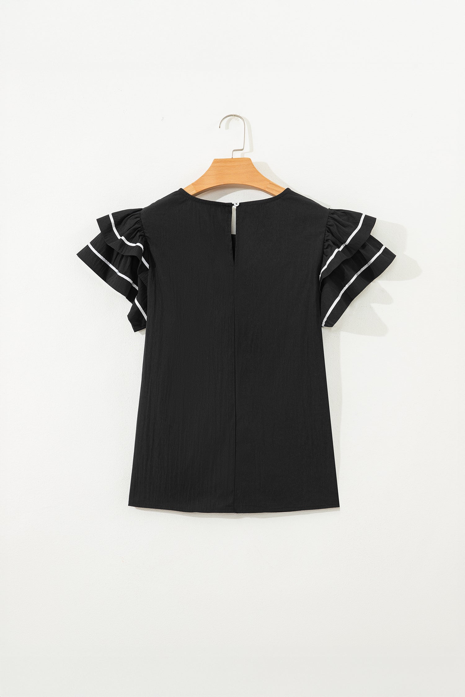 Amani Short Sleeve Textured Blouse