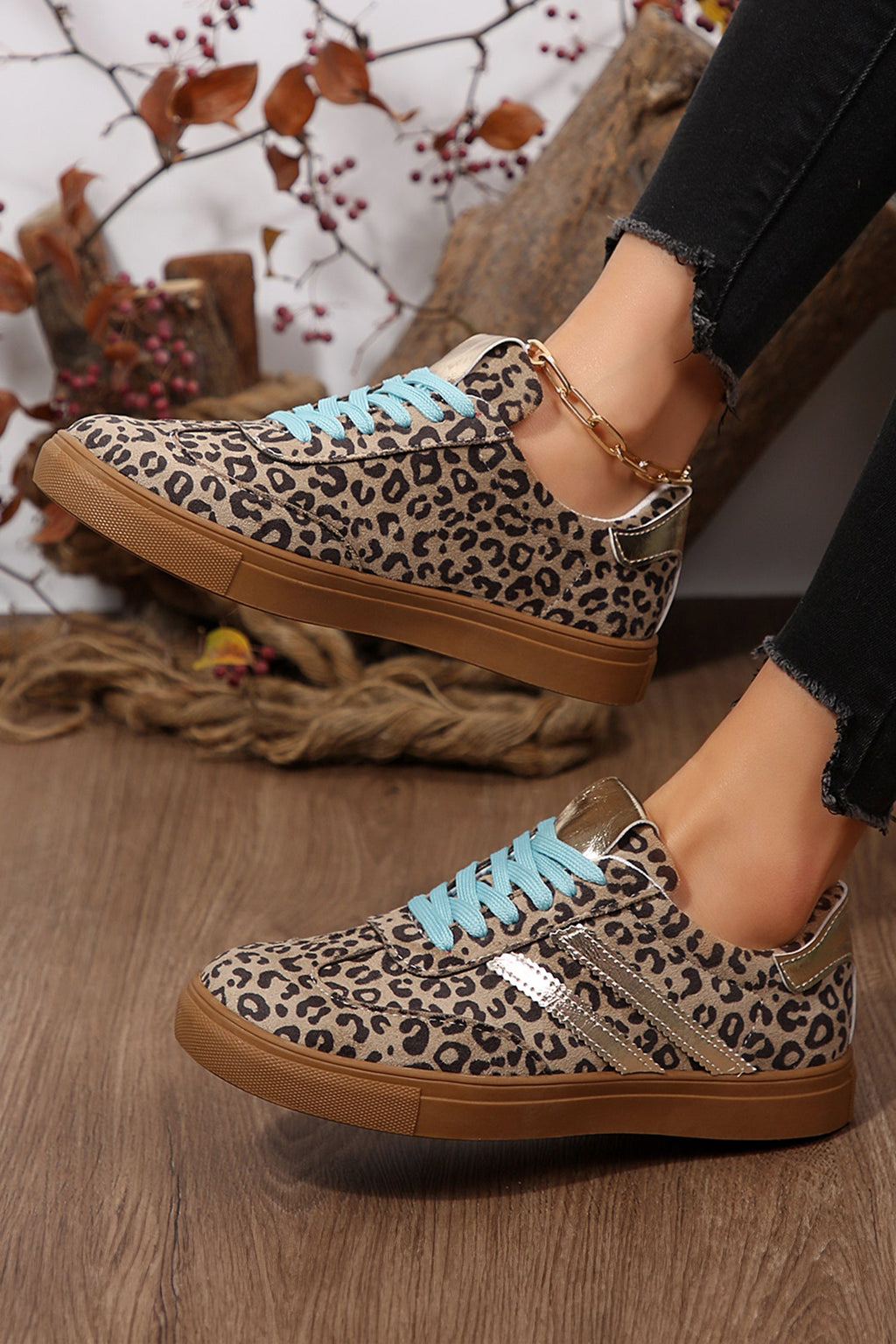 Harmony Detail Lace Up Sneakers