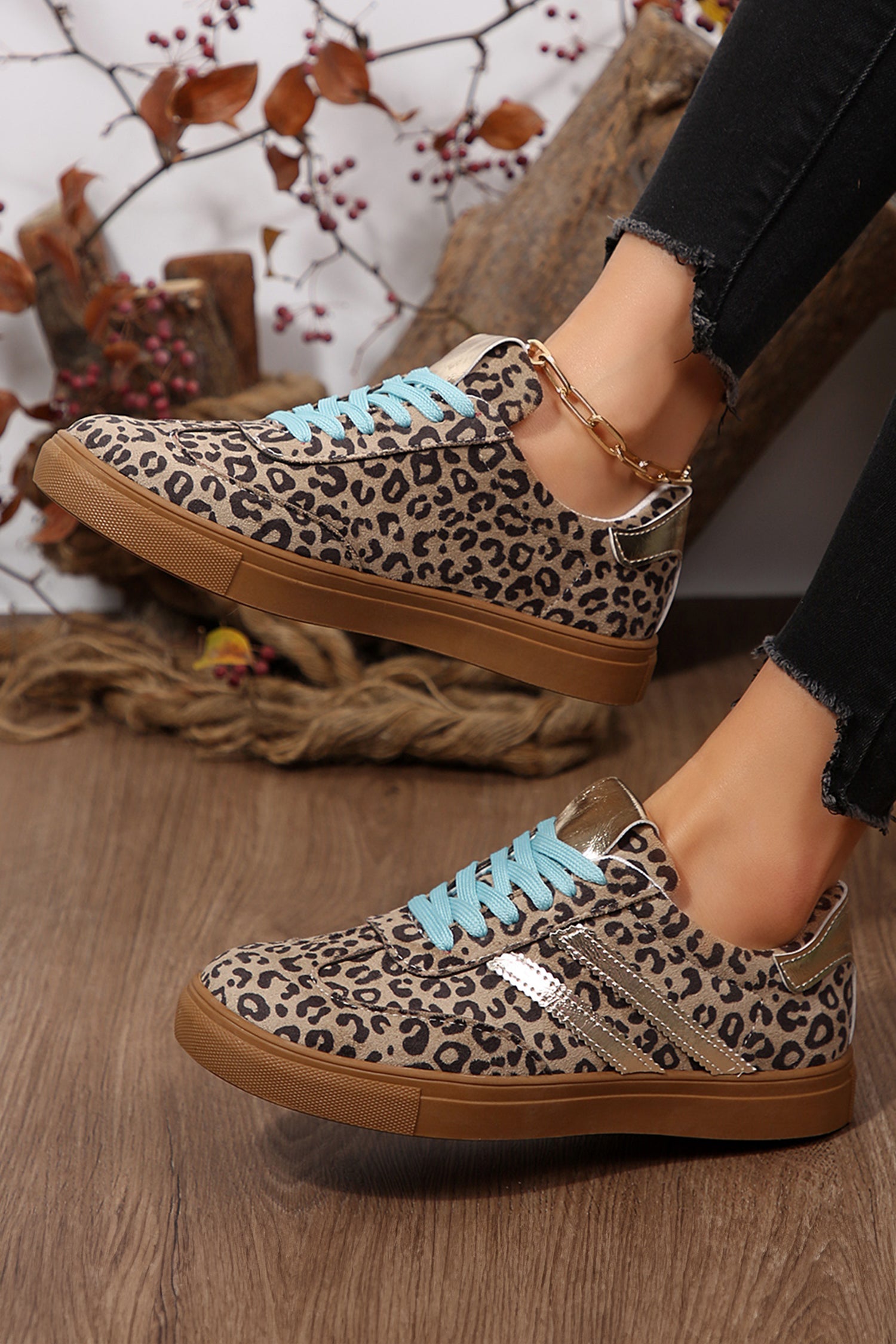 Harmony Detail Lace Up Sneakers