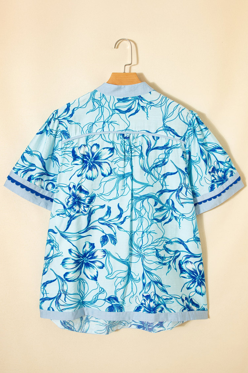 Aylin Floral Short Sleeve PLUS Blouse