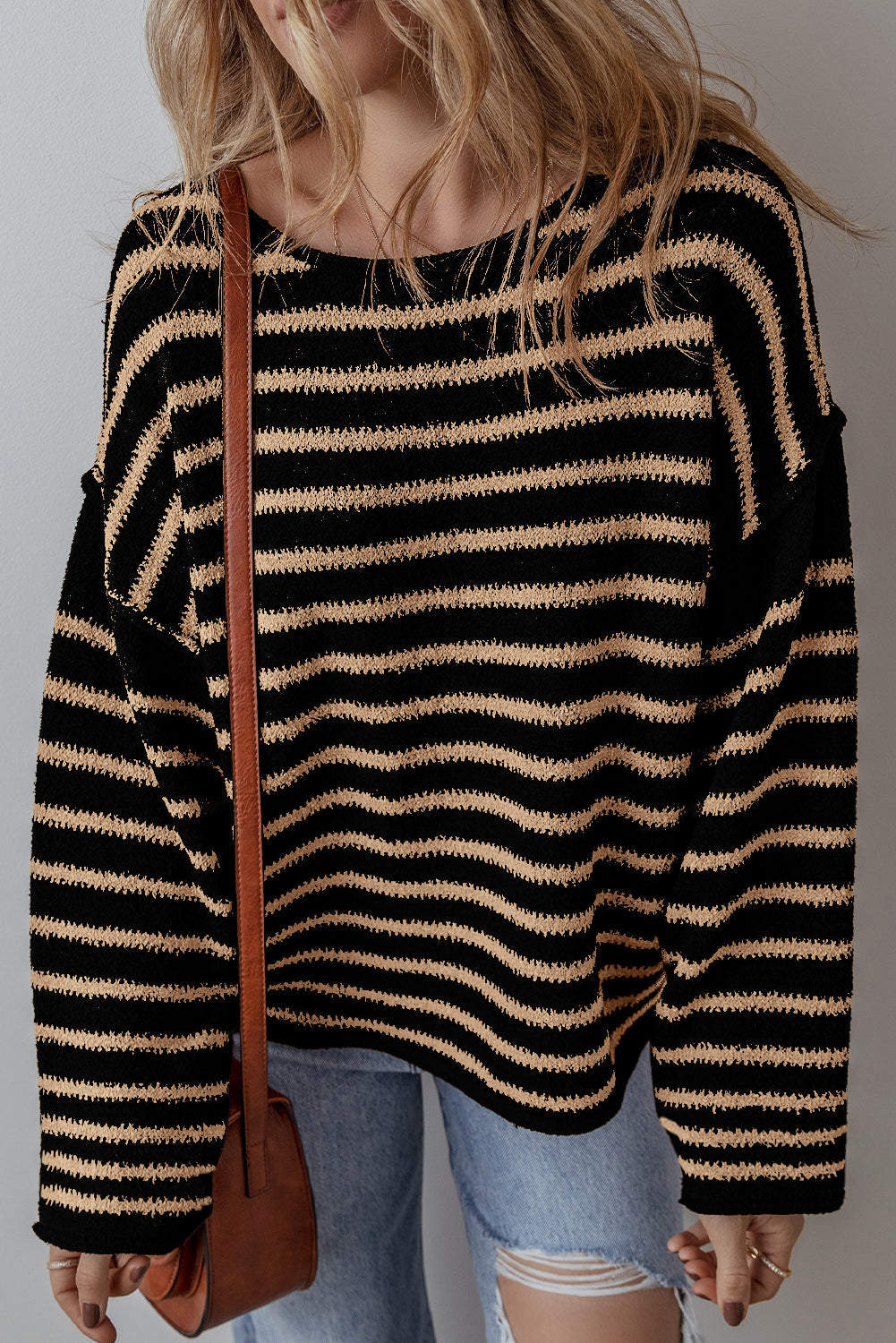 Wren Drop Shoulder Loose Sweater