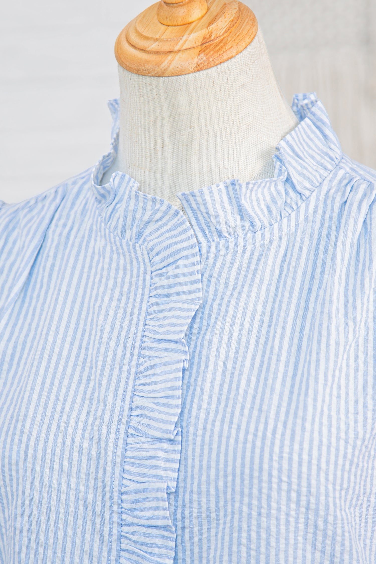 Ruthie Sleeve Ruffle Trim Shirt
