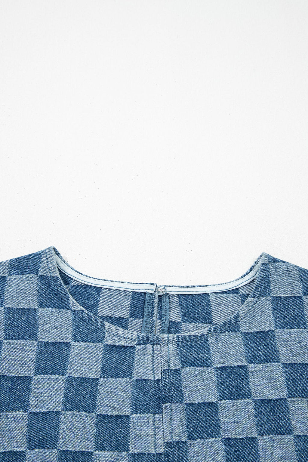 Jessie Hem Checkered Mini Dress