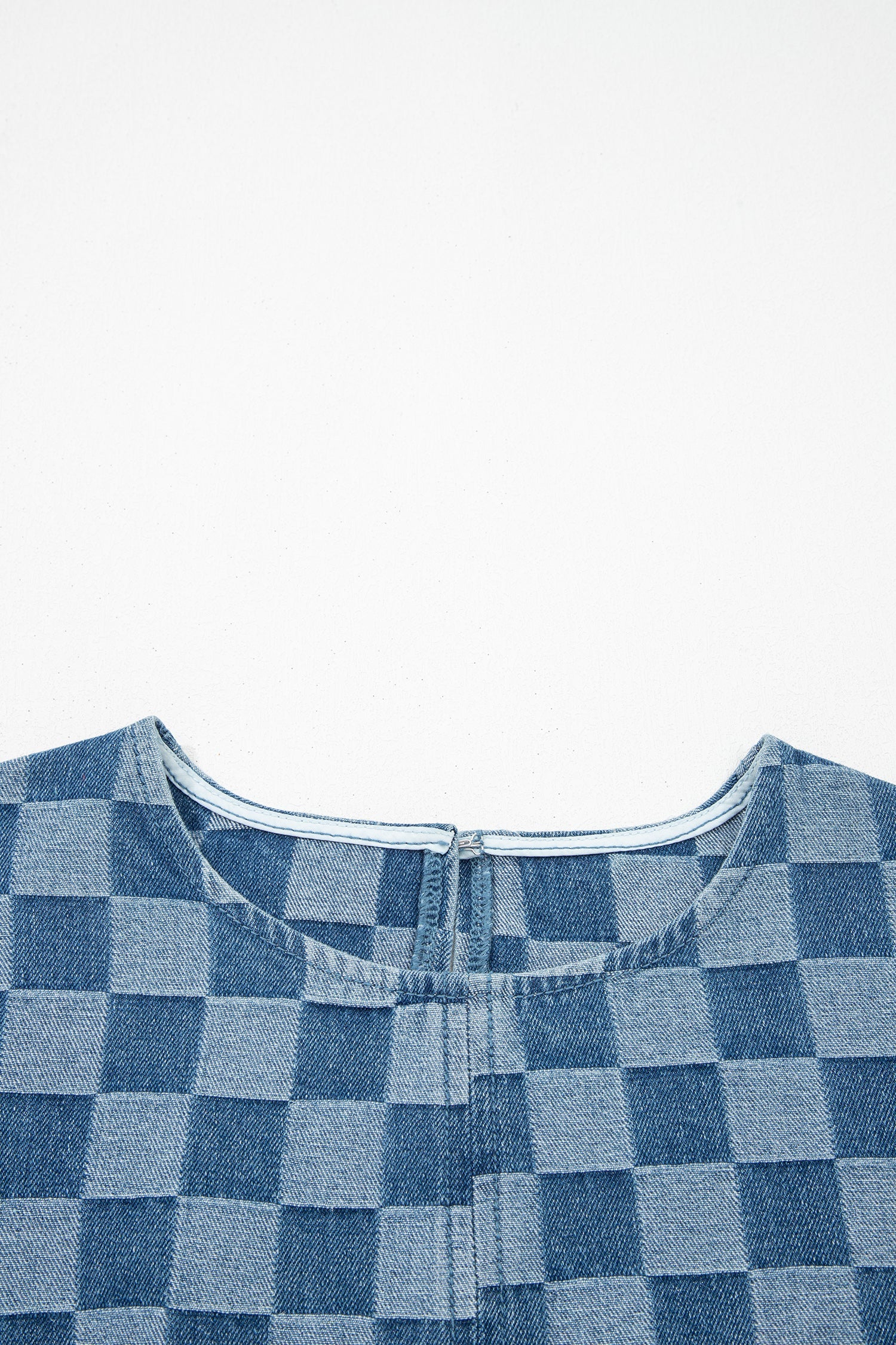Jessie Hem Checkered Mini Dress