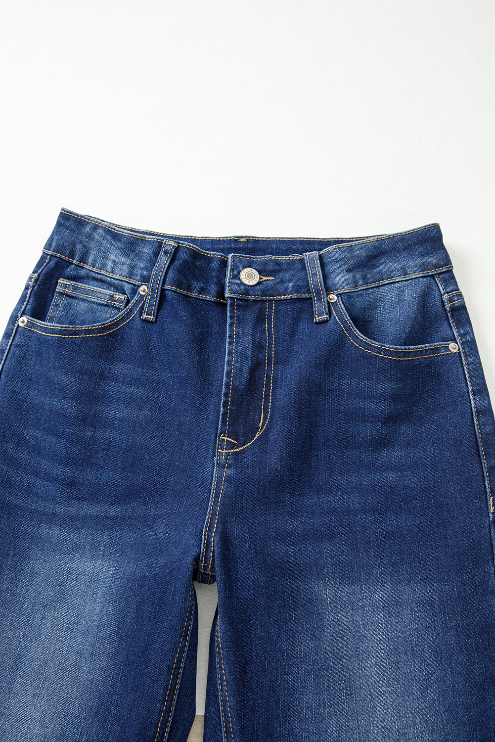 Samantha Western Stitch Patched Pocket Bootcut Jeans