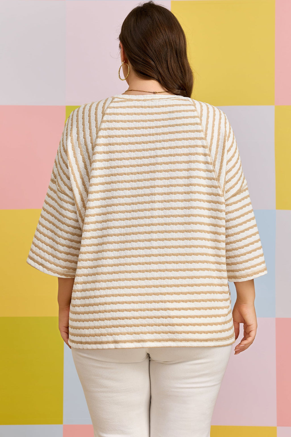 Liv Detail Half Sleeve PLUS Top