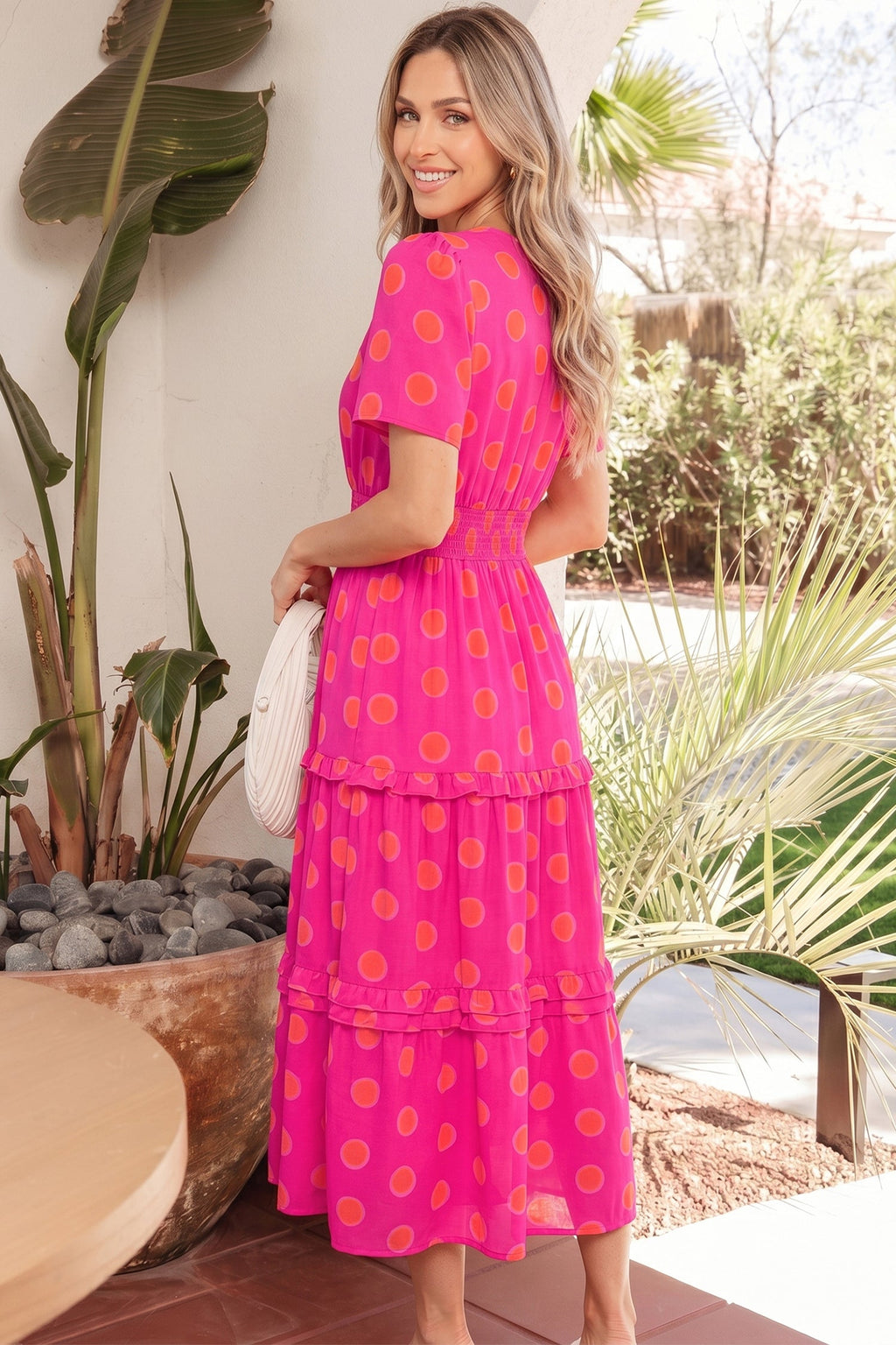 Myra High Waist Midi Dress