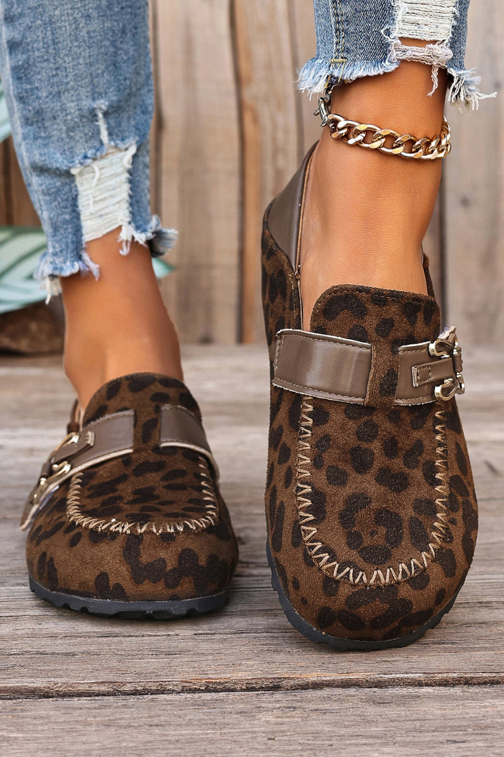 Keziah Buckle Slip On Shoes