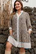 Davina Long Sleeve Mini PLUS Dress