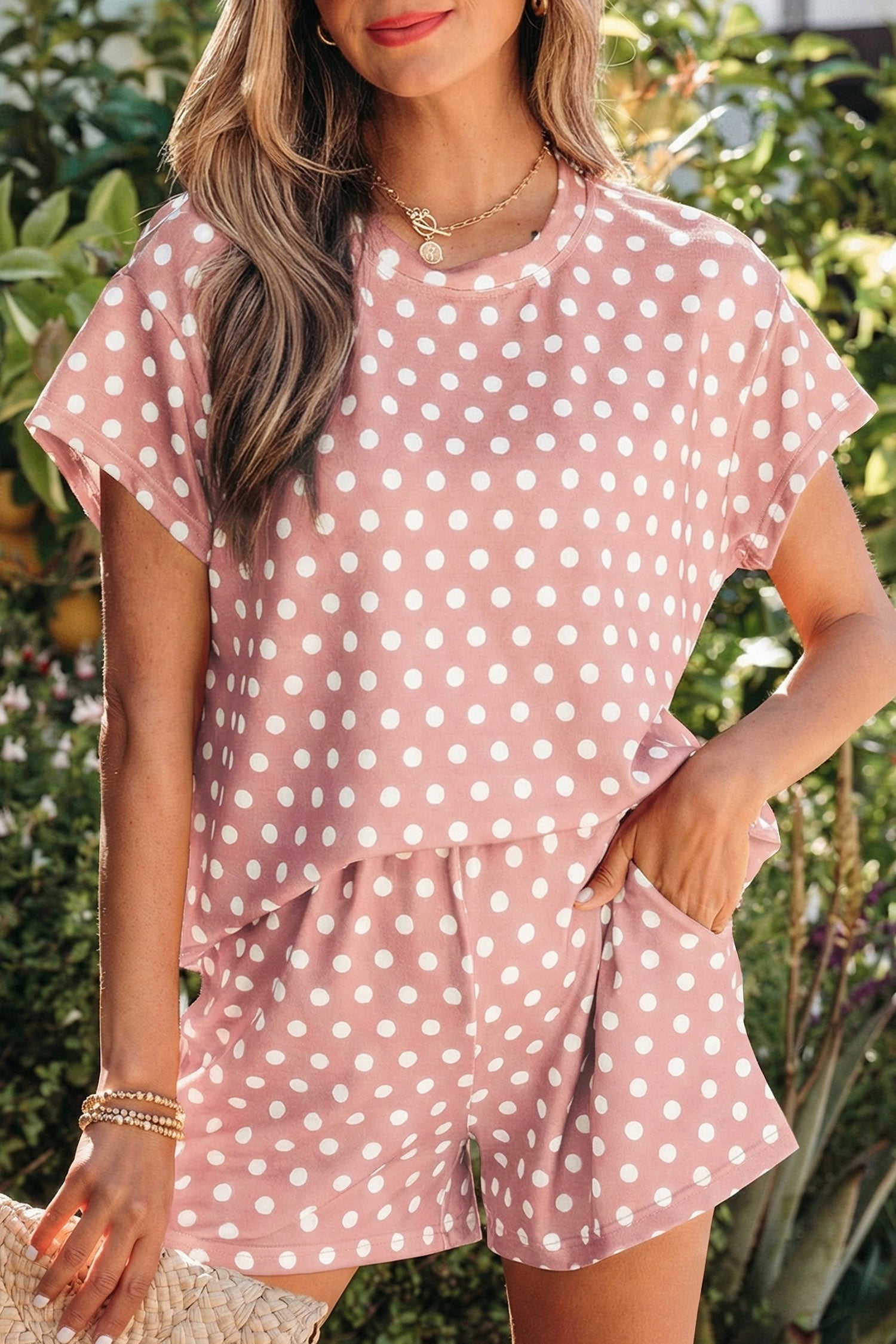 Marigold Dot Short Set