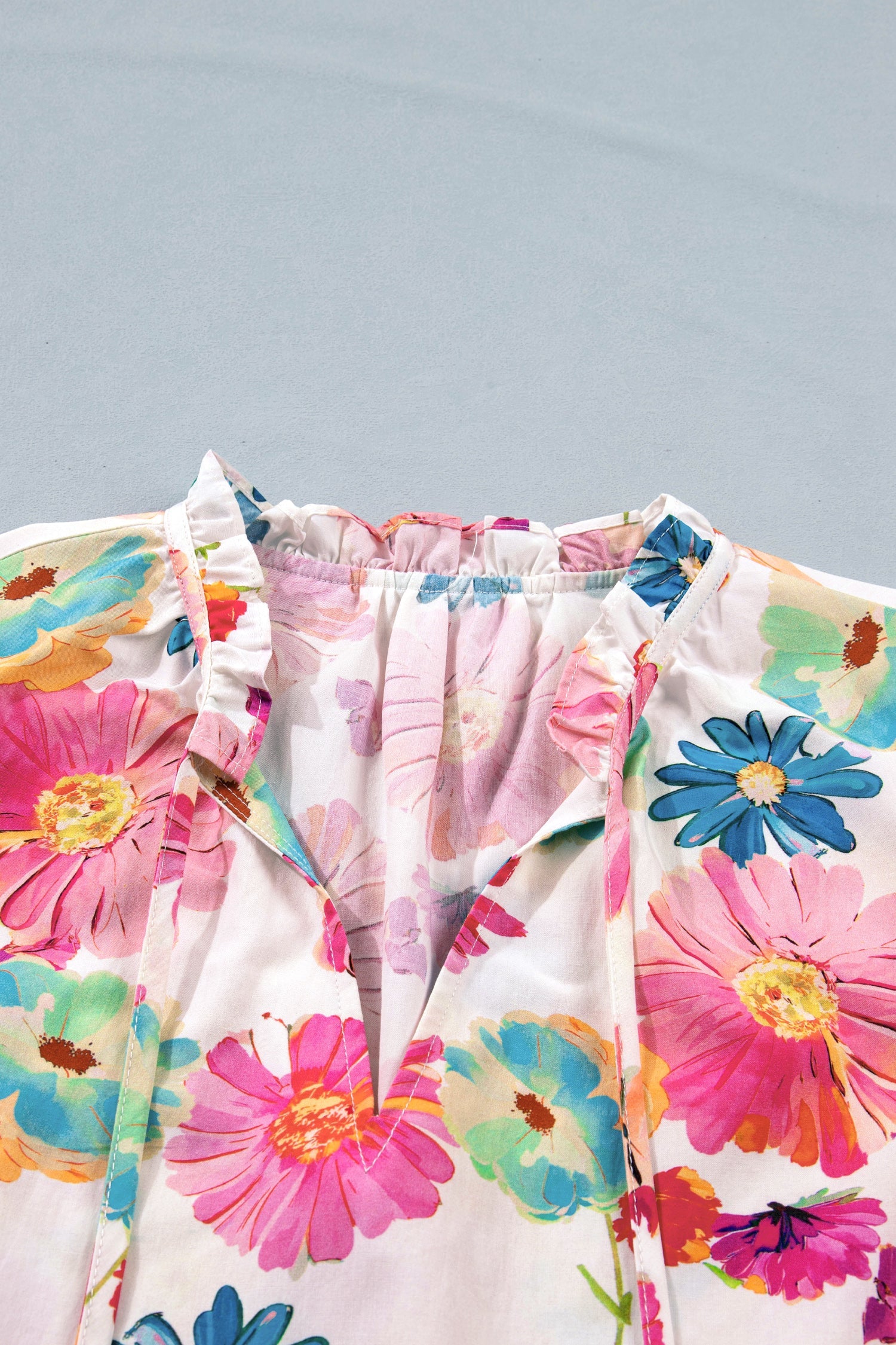 Faith Short Puff Sleeve Blouse
